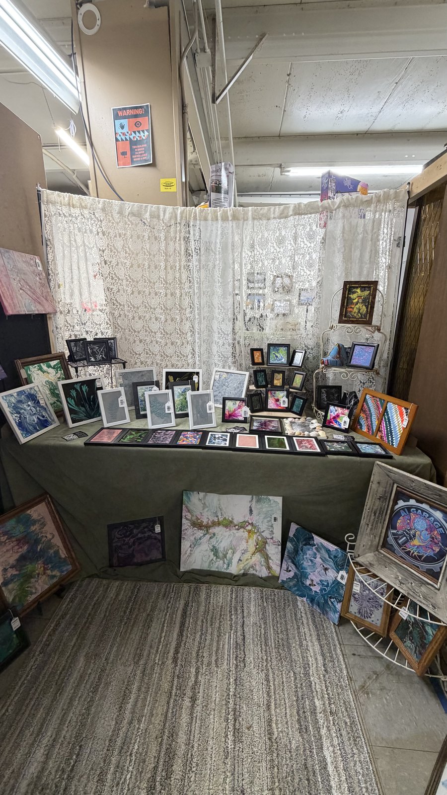 Booth 66 A.I. Garage Art booth