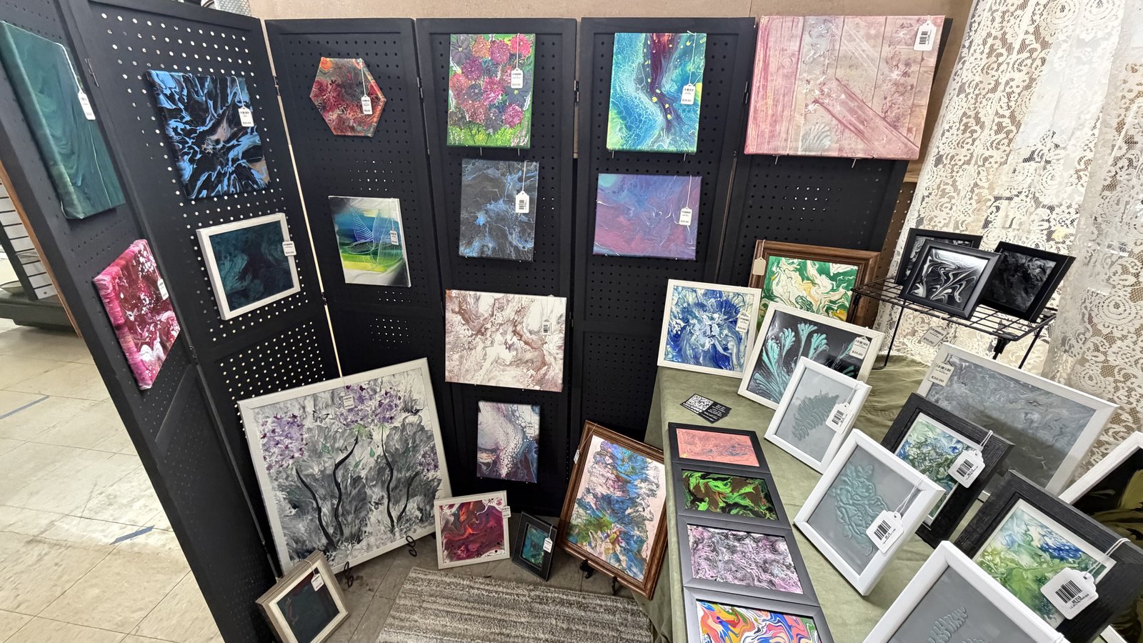 Booth 66 A.I. Garage Art booth