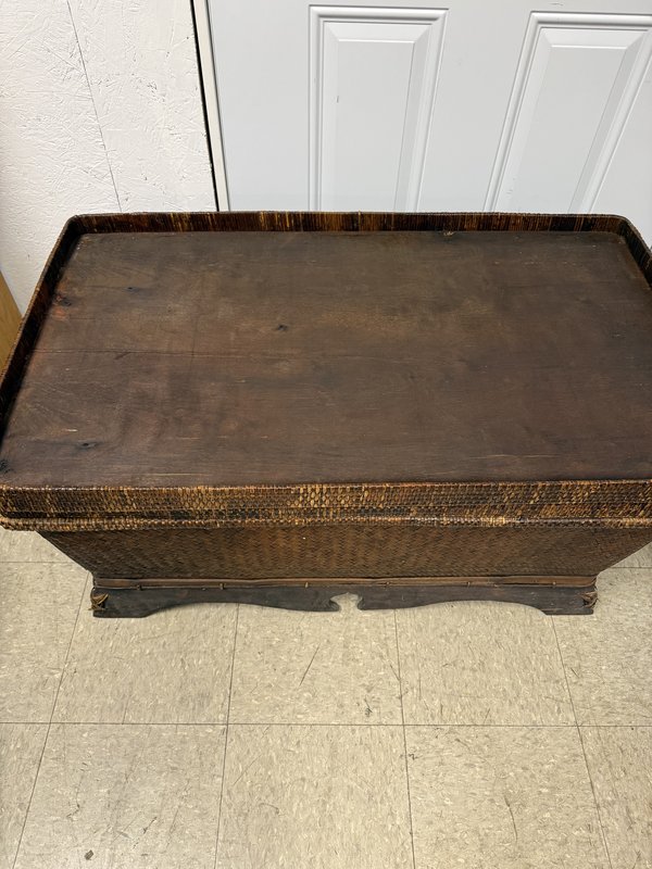 Rattan Storage Coffee Table