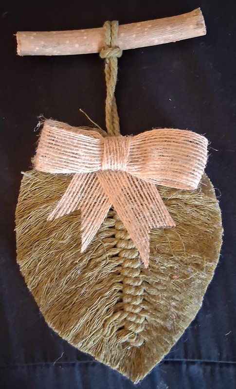 Leaf Macrame wall hanging