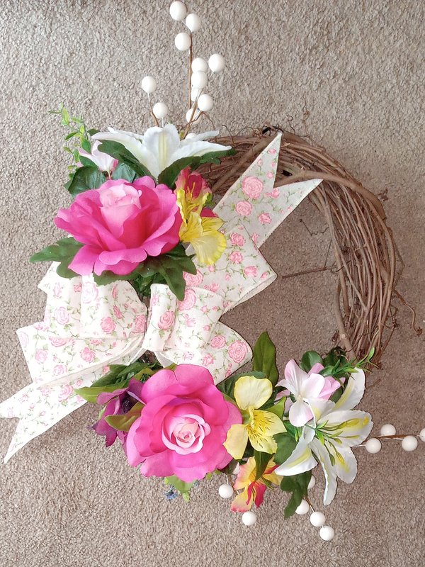 Summer Wicker wreath