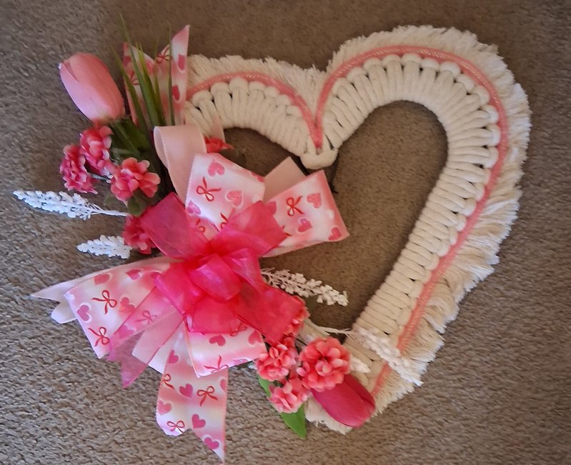 Heart Rope Wreath