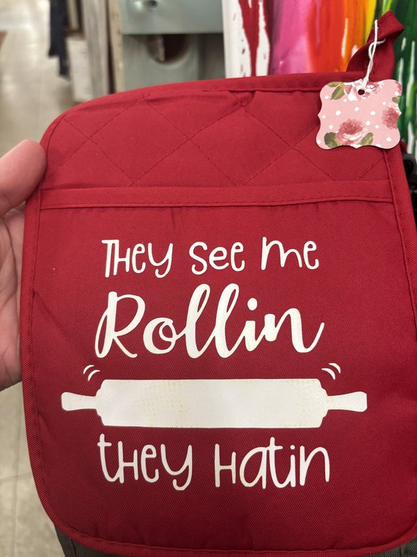 Rollin’ Potholder - Red