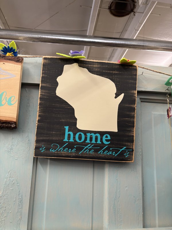Home is where the heart is sign