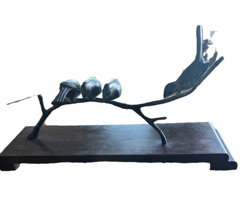 MCM Brass Bird sculpture