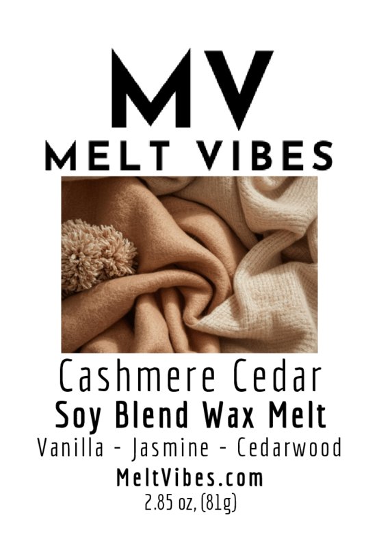 Cashmere Cedar Wax Melt Clamshell