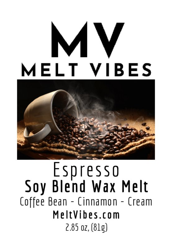 Espresso Wax Melt Clamshell