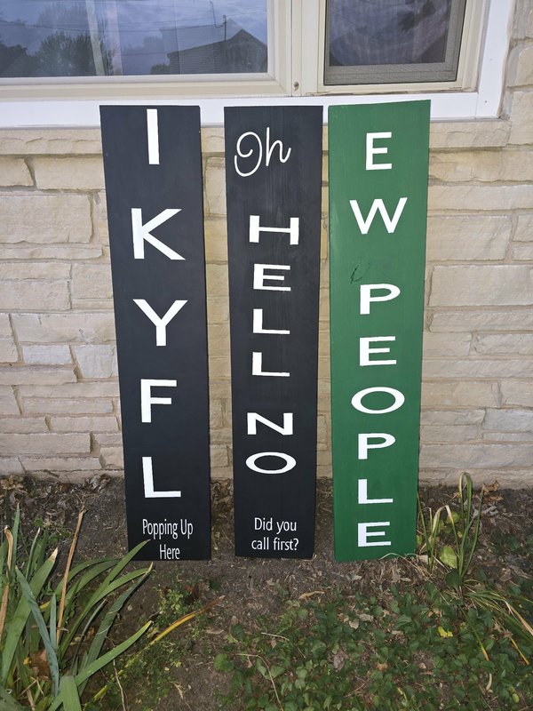 Custom Sassy Door Sign, double sided door sign / Porch leaner