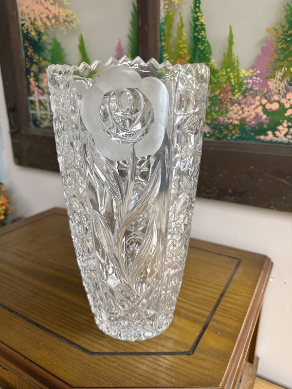 Bohemian Crystal Vase