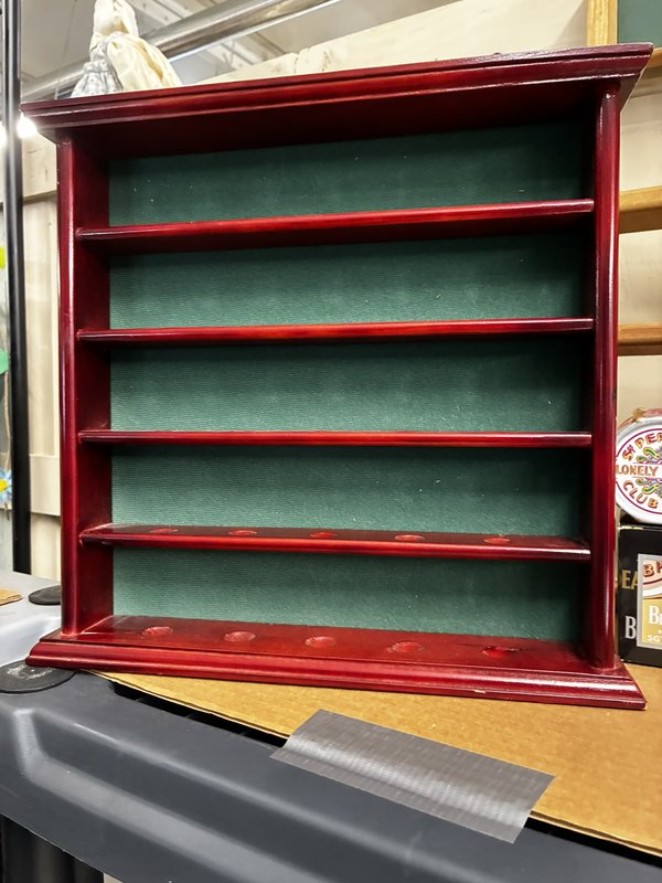 jn Vintage Wooden Golf Ball Display Rack