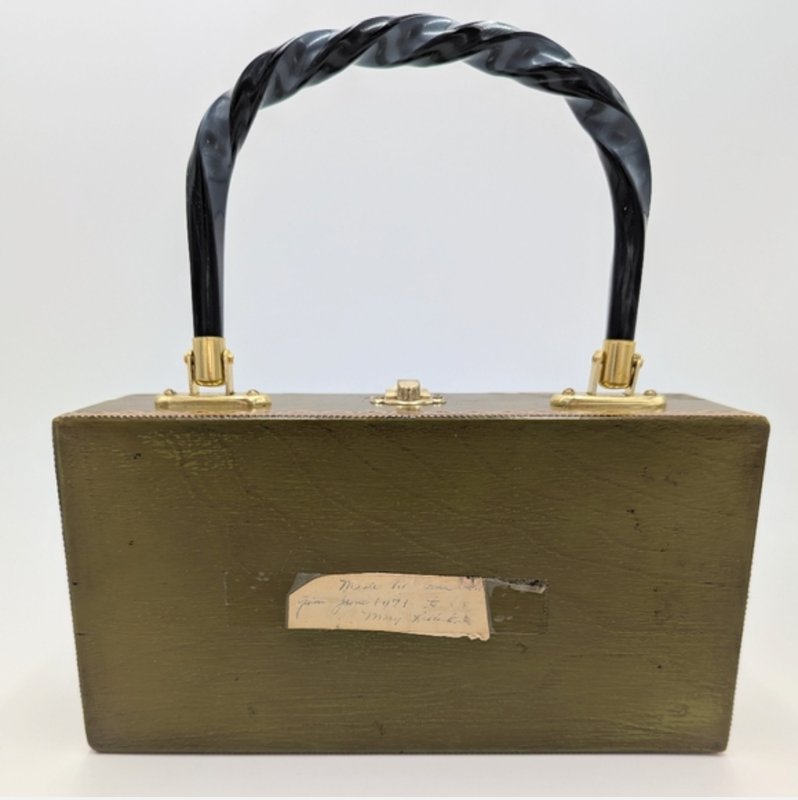 Upcycled box purse