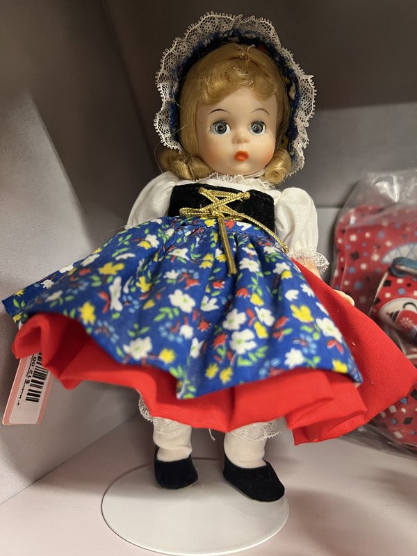 8" Madame Alexander "Gretel" Doll w/stand