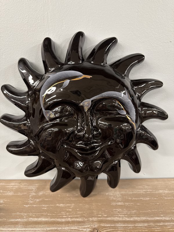 Vtg Ceramic Sun