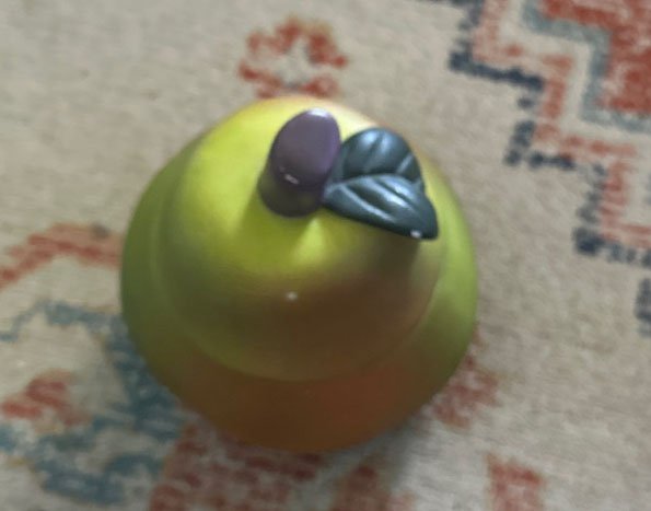 Ceramic Pear container with lid