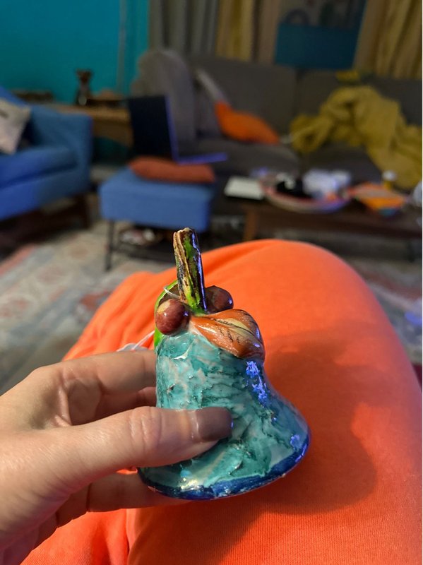 Italian pottery bell