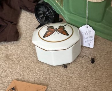Monarch trinket dish