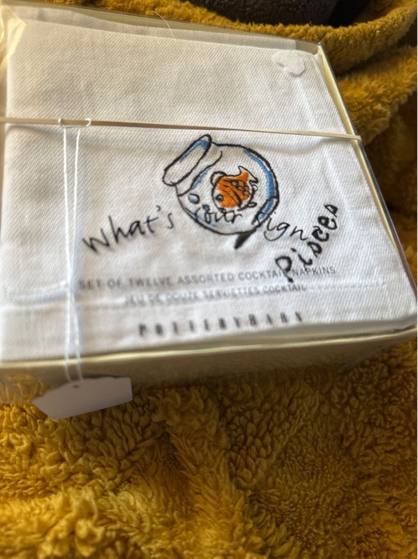 Pottery barn napkins