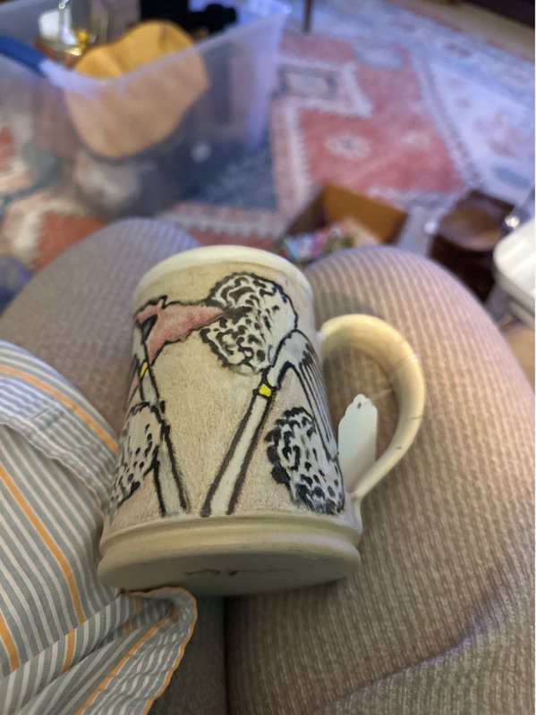 Signed golf mug