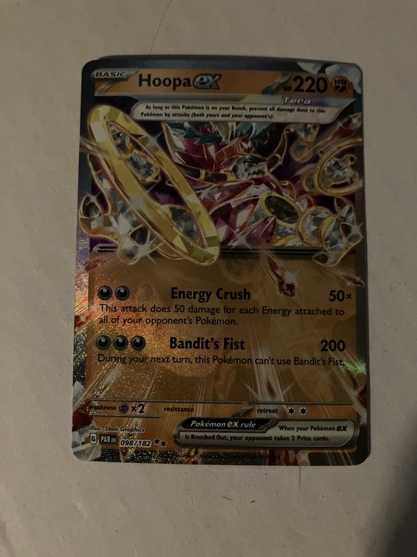 Hoopa EX 98/182 Pokemon Card
