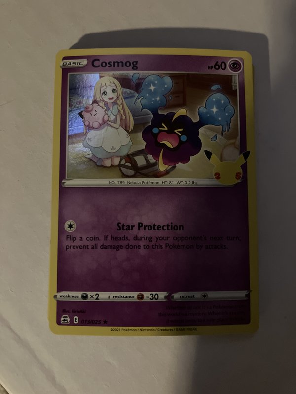 Cosmog 13/25 Celebrations Pokémon Card