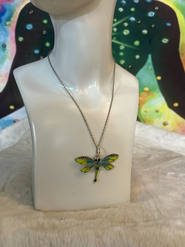 Dragonfly Pendant Necklace