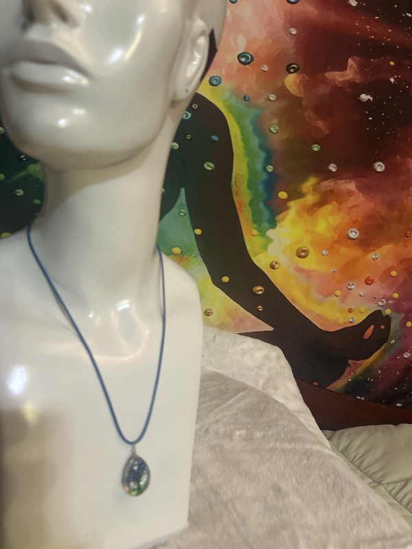 Glass Pendant Necklace