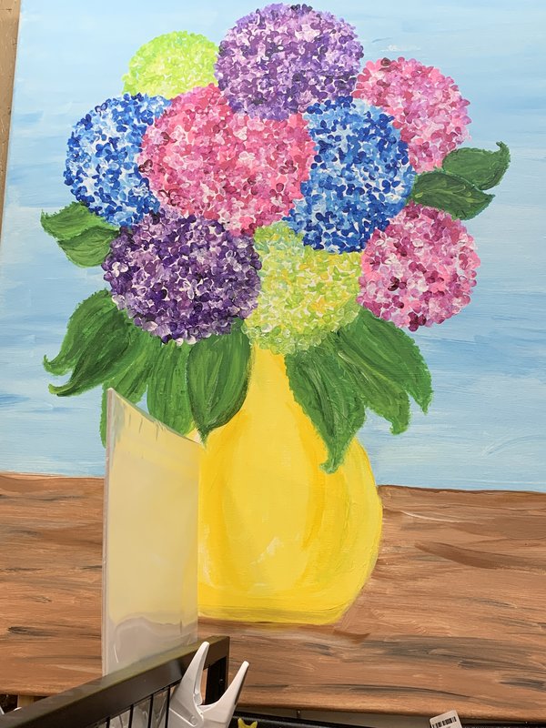 Hydrangea Painting