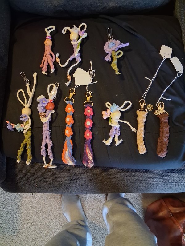 Handmade Macrame Keychain