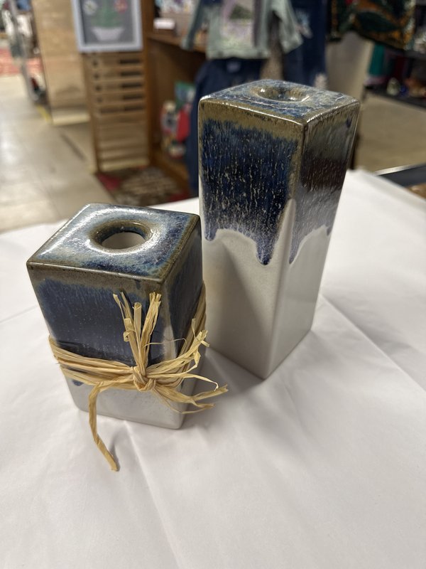 Handmade Pottery Candle Holders