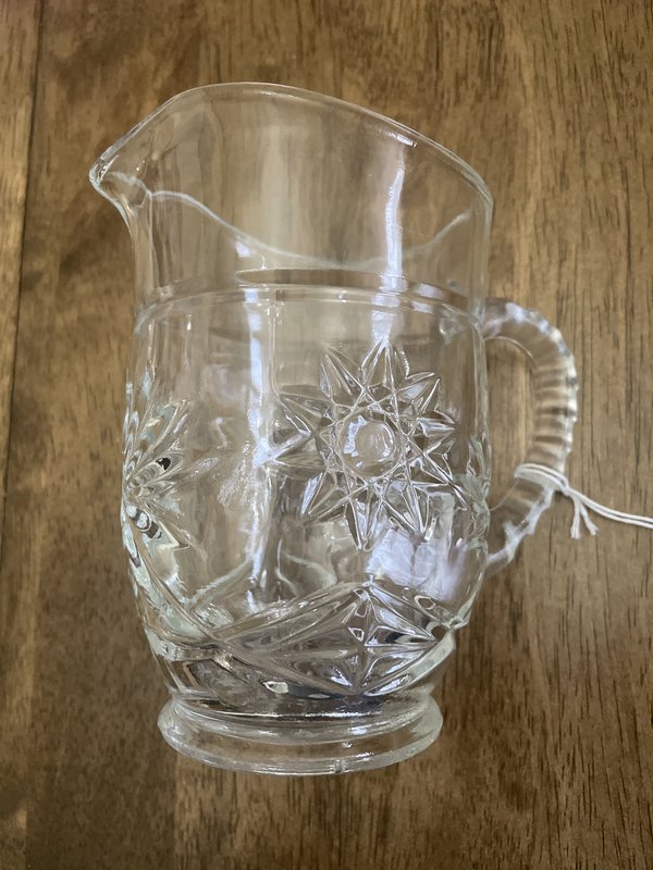 Vintage Glass Pitcher