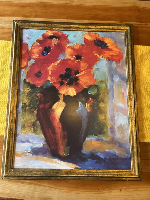 Poppy Field Painting