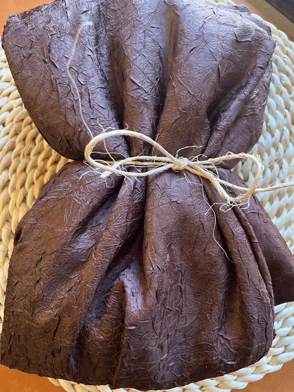 Crinkled Brown curtain sheers-2