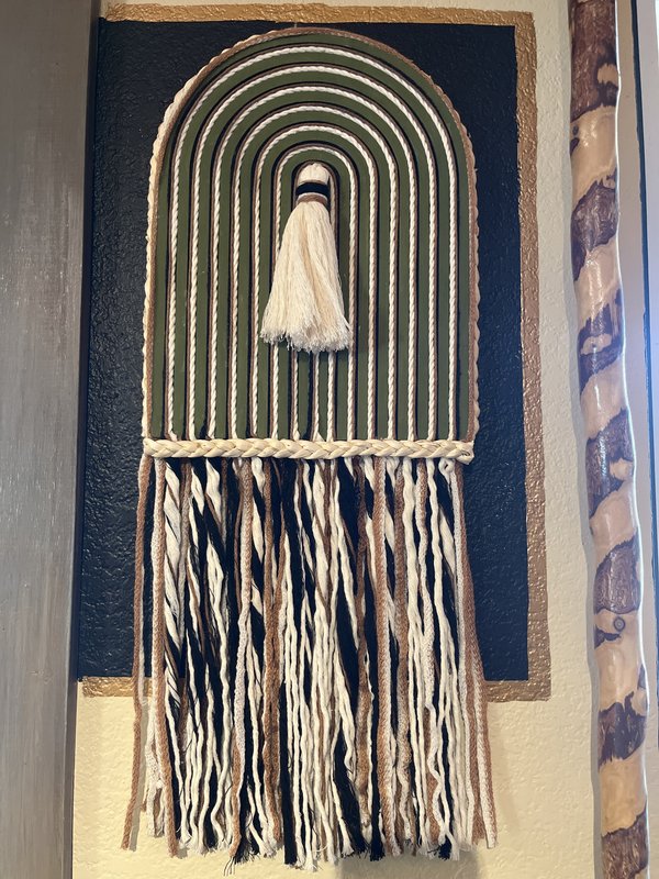Boho Wall Hanging with Tassel