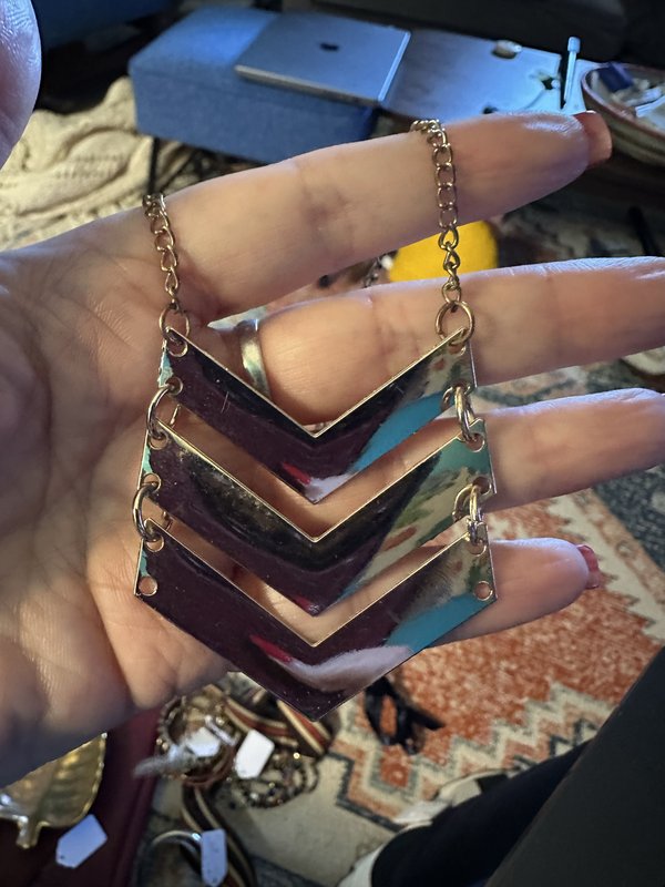 military style necklace