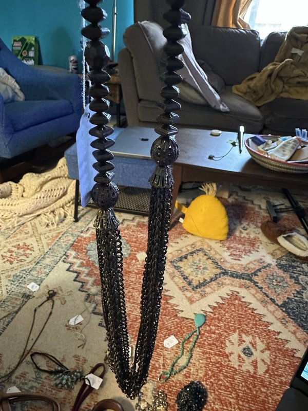 dark chain necklace