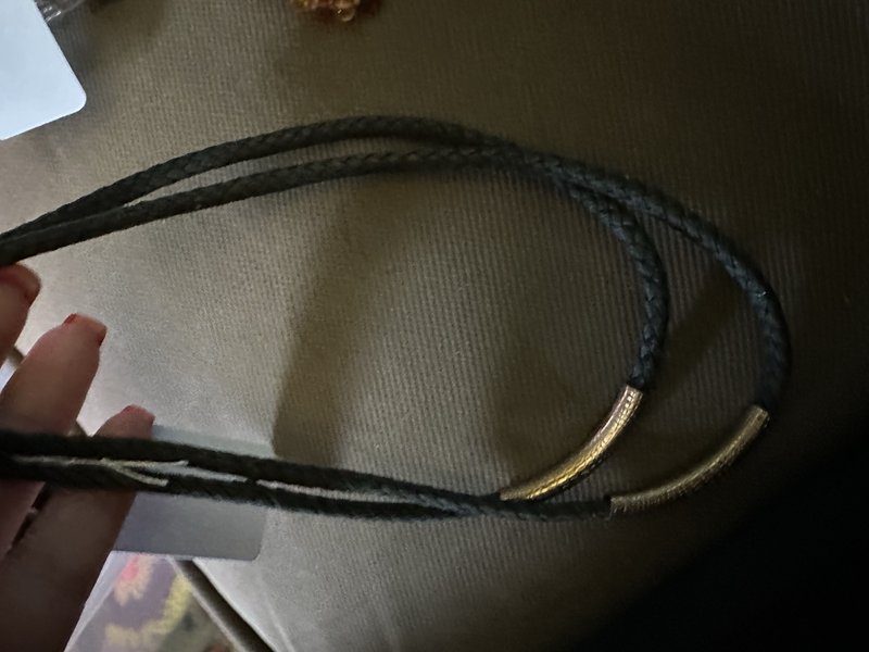 double cord necklace