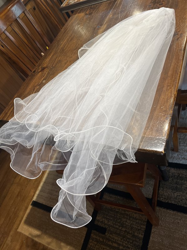 White Wedding Veil