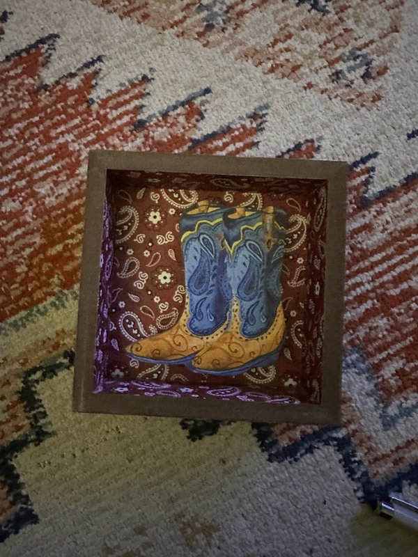 cowboy boots art