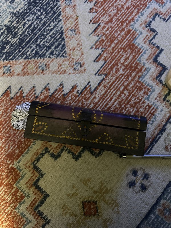 ornate wooden box