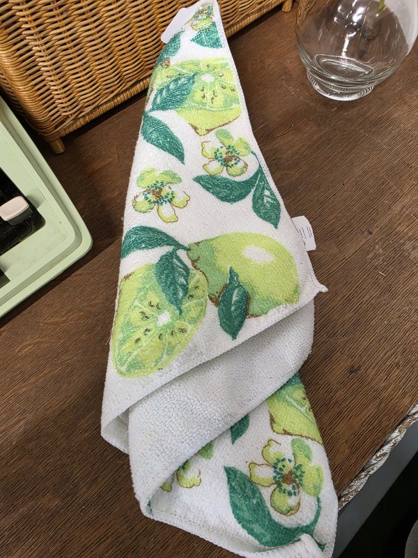 3 Lime Kitchen Microfiber Towels