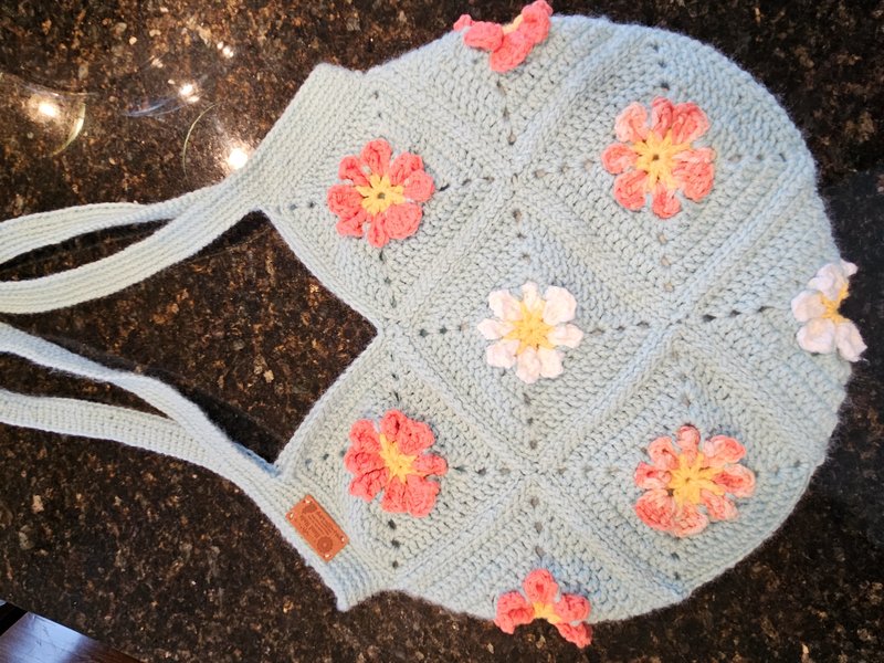 Crocheted, Lined Bag