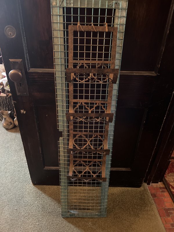 Vintage Metal Grate Door