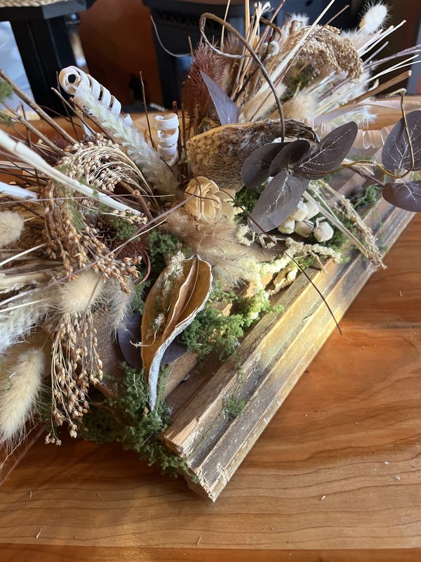 Rustic Dried Floral Arrangement