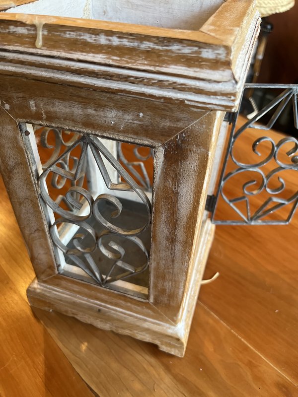 Wooden and Metal Lantern