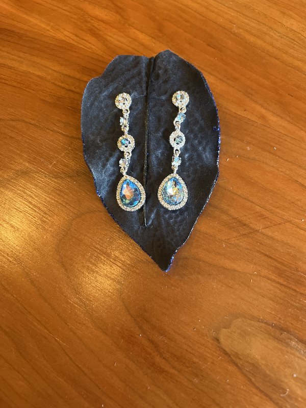 Teardrop Rhinestone Earrings