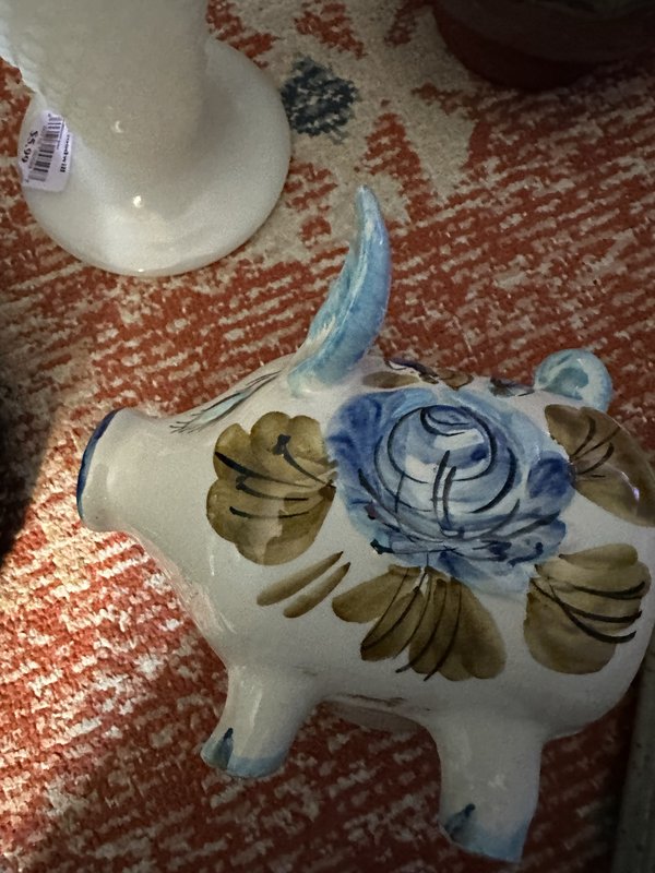 Italian pottery bank