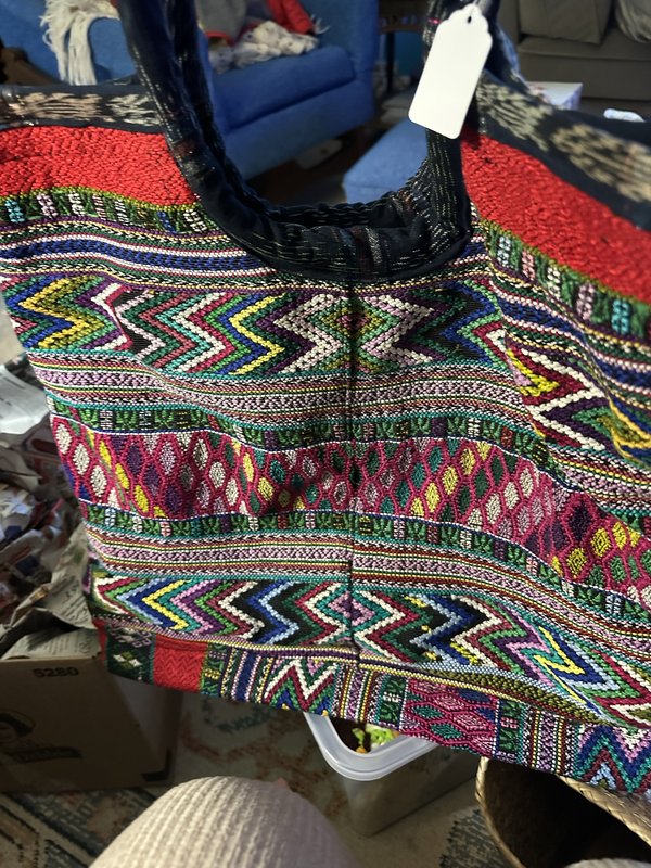 colorful tote bag
