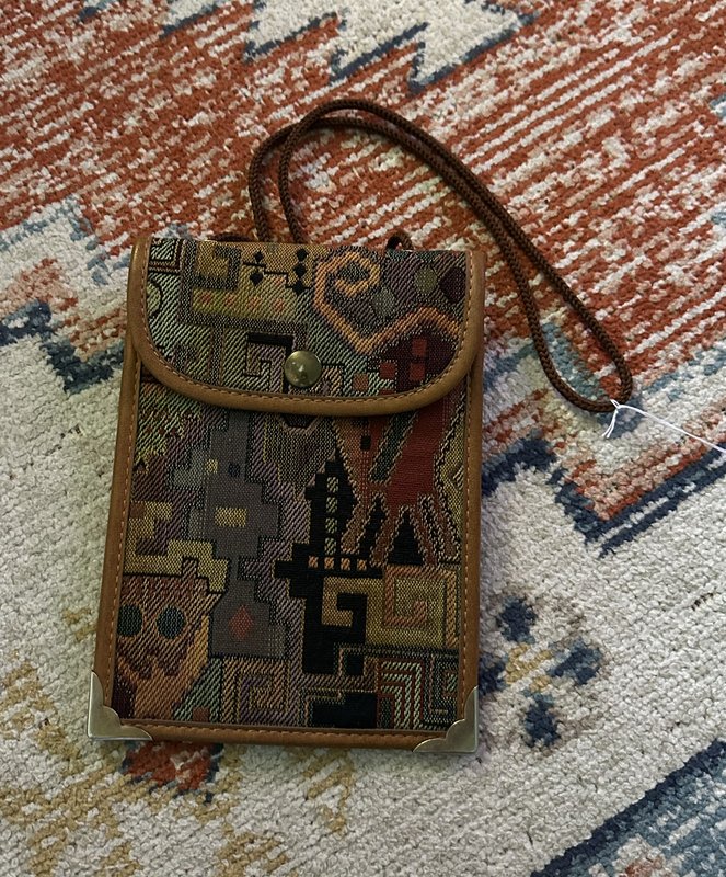 small tapestry purse