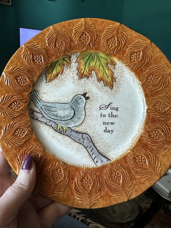 bird plate