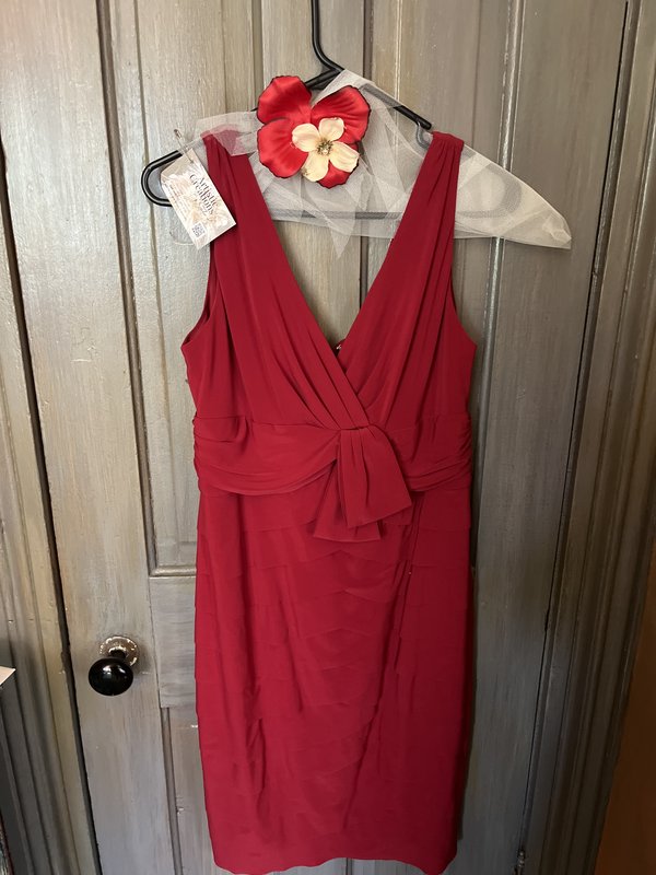 Red Sleeveless Dress